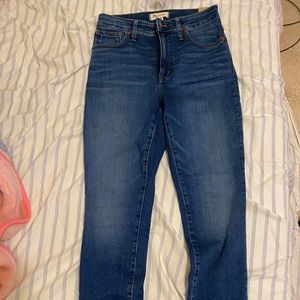 NWT Madewell curvy high rise skinny jeans